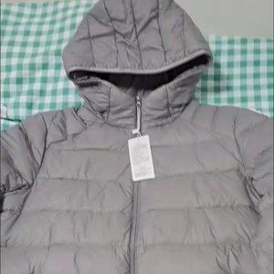 Ultra Light Hooded Down Parka Coat